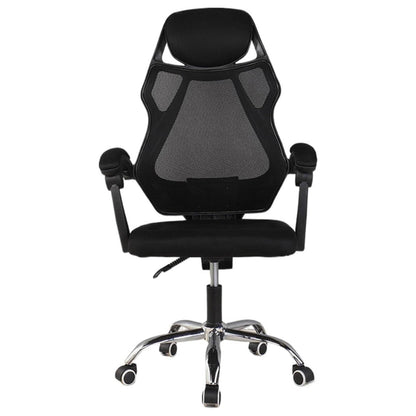 Ergonomic Gaming Chair with Footrest, Adjustable Headrest & Armrests, Tilt Function, Comfortable Office Computer Chair, Black